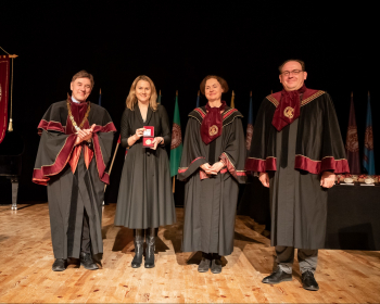 EHU was awarded the commemorative medal for the 100th anniversary of the University of Lithuania