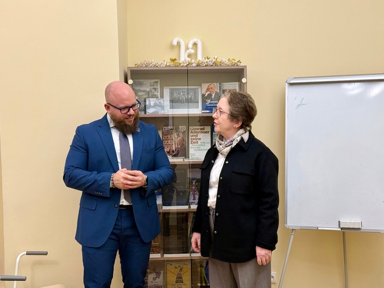 The opening of the renewed Konrad Adenauer Auditorium at EHU