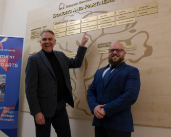 Ambassador Jennes de Mol Visits European Humanities University in Vilnius