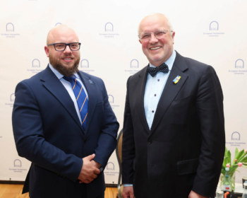 European Humanities University Hosted an Interactive Public Lecture by Speaker of the Seimas Dr. Juozas Olekas