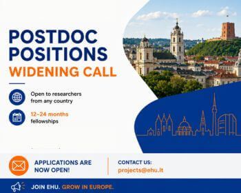 EHU Opens Applications for MSCA Postdoctoral Fellowships