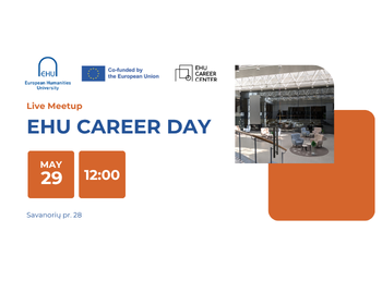 European Humanities University invites you to the EHU Career Day on May 29