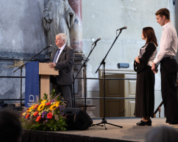 Adviser at Lithuania’s Ministry of Education, Science and Sport Rimantas Vaitkus Highlights Freedom of Speech and Thought at EHU Academic Year Opening
