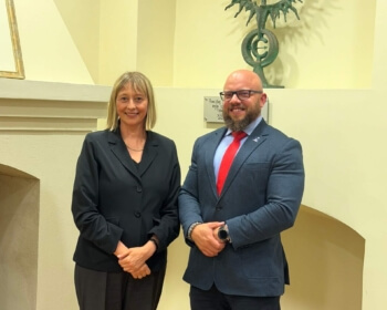 A delegation from the Polish Ministry of Foreign Affairs visited EHU to discuss the university’s development and student support